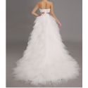 Robe de mariée courte devant + traine