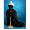 Robe de mariée courte devant + traine