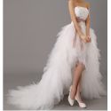 Robe de mariée courte devant + traine