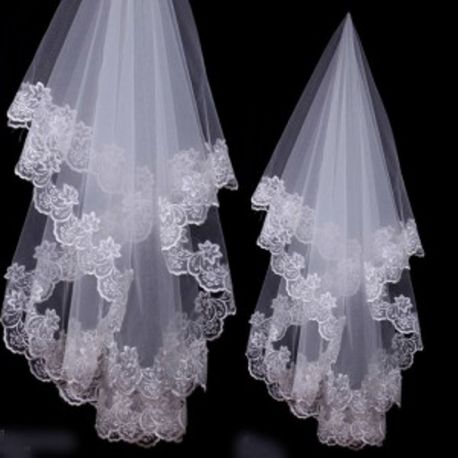 Voile de mariée court (1,5 metre) Voile de mariée court (1,5 metre)