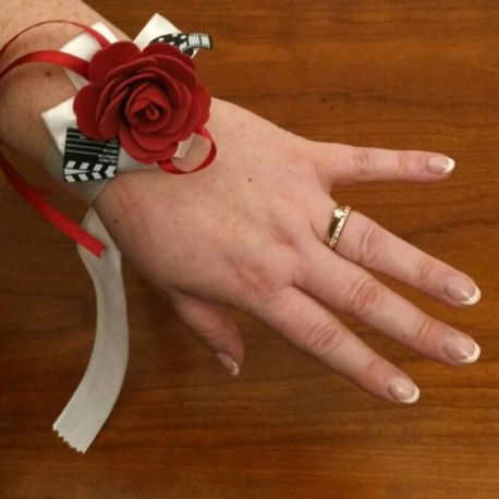 Bracelet pour mariée personnalisé sur mesure assorti à votre porte-alliances, pour témoin, pour enfants d'honneur sur le thème d