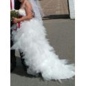 Robe de mariée courte devant + traine