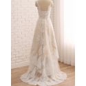 Robe de mariée dentelle rétro vintage  longue ou courte devant