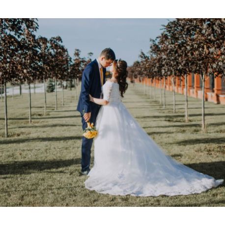 Robe de mariée princesse romantique dentelle