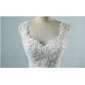 Robe de mariée bustier bretelle princesse