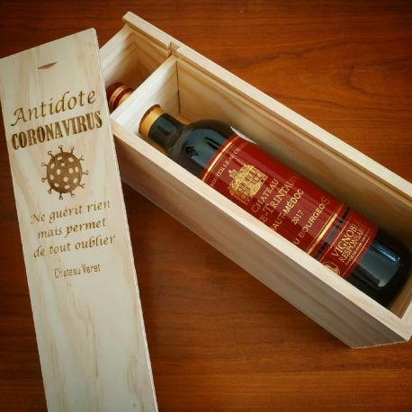 Caisse en bois personnalisée pour bouteille de vin Caisse en bois personnalisée pour bouteille de vin